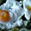 El cooksnap de Carmeta cuando hizo Acelgas con patatas y huevos de codorniz.