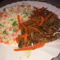 El cooksnap de Isabel Tortosa cuando hizo Ternera picante con zanahoria.