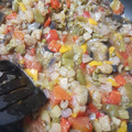 El cooksnap de Mariana Bacaicoa cuando hizo Caponata siciliana reinterpretada (fácil).
