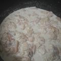 El cooksnap de Rebel Punky cuando hizo Pollo en salsa de champiñones y tocino😘💖.