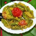Rita Talukdar Adak's cooksnap of when they made Dharosh Posto / Okra in Poppy seed paste.