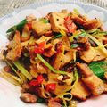 姚佩妘 的 芹菜豆干炒肉絲 cooksnap