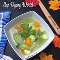 Cooksnap dari Vay Kitchen untuk resep Sup oyong wortel kembang tahu