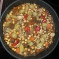 El cooksnap de carles cuando hizo Mix de garbanzos con verduras e ibéricos.