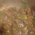 El cooksnap de Beto cuando hizo Carne mongoliana.