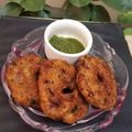 Monika gupta 's cooksnap of when they made Instant Rava Aloo Vadai.