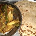 Pari Singh 's cooksnap of when they made Shimla mirch aloo ki sabji.
