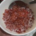Cooksnap dari Atikah Raudlatul untuk resep Bubur mutiara gula merah