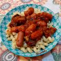 Cooksnap από 𝒳𝓇𝓊𝓈𝑜𝓊𝓁𝒶 𝒦𝑜𝓃𝓉𝑜𝓅𝑜𝓊𝓁𝑜𝓊 στη συνταγή Μακαρόνια με λουκάνικα και μελιτζάνες