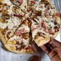 Jantullu'sbakery's cooksnap of when they made Chicken tikka pizza.