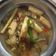 Cooksnap Ain Mohd Kitchen semasa beliau membuat Asam rebus batang keladi.