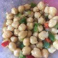 El cooksnap de Alberto Adones cuando hizo Ensalada de garbanzos.