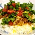 Char350's cooksnap of when they made Taco Rice.