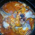 El cooksnap de Krystyna Edwards cuando hizo Chuletitas de cerdo sobre colchón de verduras.