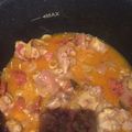 El cooksnap de Manuel cuando hizo Manitas con jamón y pimiento choricero en salsa.