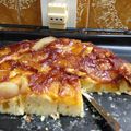 El cooksnap de Selva calcerrada cuando hizo Torta invertida de manzanas, con caramelo y chocolate.
