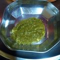 Aradhana gautam का कुकस्नैप जब उन्होंने धनिया की ग्रीन चटनी(dhaniya ki green chatney recipe in hindi) बनाया था।