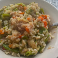 El cooksnap de Lenniss cuando hizo Arroz integral con judías verdes.