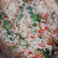 Cooksnap de Quiteria Sousa quando cozinhou Entremeada grelhada com Arroz de Tomate e Pimento.