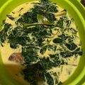 Cooksnap dari Mona Vera untuk resep Sayur daun singkong / daun singkong kuah santan, kuah kuning