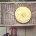 El cooksnap de Xilenia Carreras cuando hizo Tarta de ricota y naranja 🍊😊.