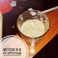 El cooksnap de Karmele Martínez Salas cuando hizo Mousse de peras con lecitina granulada.