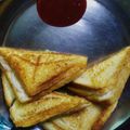 Pakhi singh का कुकस्नैप जब उन्होंने चीज़ टोस्ट (cheese toast recipe in Hindi) बनाया था।