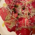 Cooksnap de Francisco Pereira quando cozinhou Carpaccio de vitela!.