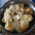 El cooksnap de Loli Recetas cuando hizo COLIFLOR CON ACEITUNAS Y SALSA BLANCA GRATINADO🤩😋🤗👏.