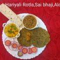 sarla nihlani's cooksnap of when they made Hariyali Healthy Jowar Rotla.