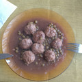 El cooksnap de Sara García Ramajo cuando hizo Albóndigas en salsa española.
