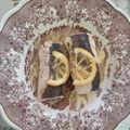 El cooksnap de Faty Ibiza cuando hizo Merluza al limón en el microondas.