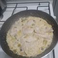 El cooksnap de Héctor Fasciolo cuando hizo Pollo al verdeo con papas al pimentón.