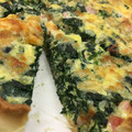El cooksnap de •Júlia• cuando hizo Quiche de espinacas y jamón york.