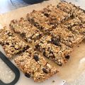 Sonia's cooksnap of when they made Healthy flapjacks with chia seeds, fruit and peanut butter.