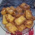 El cooksnap de Tamara cuando hizo Leche frita de la abuela.