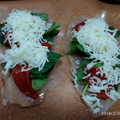 El cooksnap de estela cuando hizo Rollitos de pavo rellenos de espinacas, queso y piquillos.