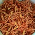 Cooksnap dari Mama Amy untuk resep Kentang goreng kacang pedas manis