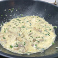 El cooksnap de Agustin G. Diaz cuando hizo Revuelto de espárragos blancos y champiñones.