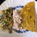 El cooksnap de Maribetula cuando hizo Omelette de espinacas y champiñón.