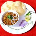 Sanuber Ashrafi's cooksnap of when they made Punjabi chole bhature.