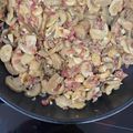 El cooksnap de Pepe cuando hizo Champiñones con jamón con thermomix.