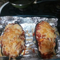 El cooksnap de faly0302 cuando hizo Berenjenas al horno rellenas de carne.