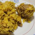 El cooksnap de Daniel Fernando Cáceres cuando hizo Arroz amarillo con pollo fácil.