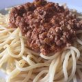 El cooksnap de mranz cuando hizo Fettuccine a la boloñesa.