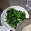 張麗塔 的 蒜炒菠菜 cooksnap