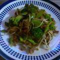 El cooksnap de Doris Jaime cuando hizo Wok de mollejas con verduras.