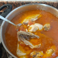 El cooksnap de Ari Rodriguez cuando hizo Alubias blancas con pollo.
