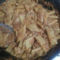 El cooksnap de eloisa cuando hizo Pasta Tortiglioni con carne, champiñones y vermut rojo.