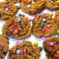 Cooksnap από Σταυρούλα στη συνταγή Soft and chewy m&ms oatmeal chocolate-chip cookies